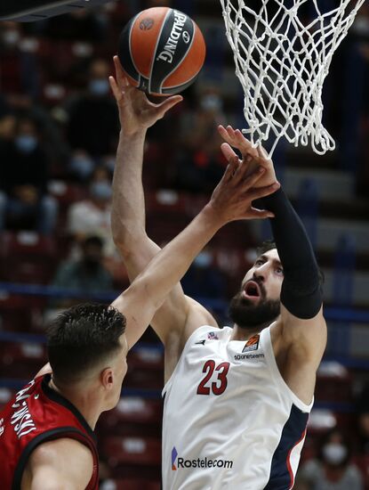 Italy Basketball Euroleague Olimpia - CSKA