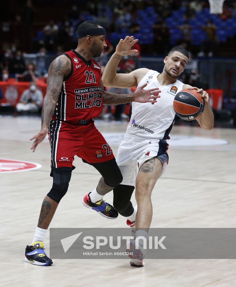 Italy Basketball Euroleague Olimpia - CSKA