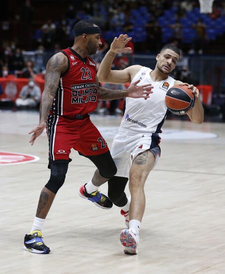 Italy Basketball Euroleague Olimpia - CSKA
