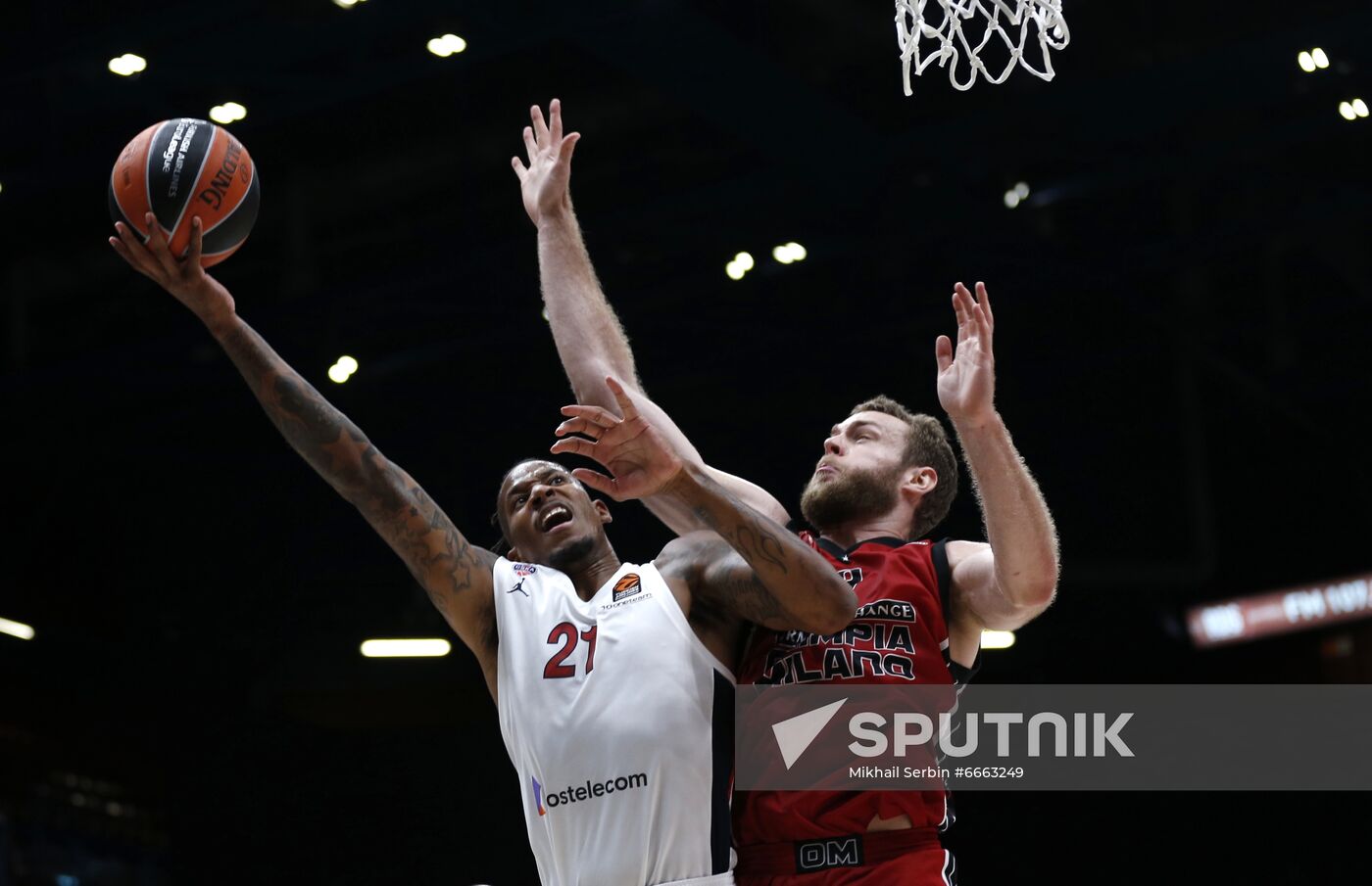 Italy Basketball Euroleague Olimpia - CSKA