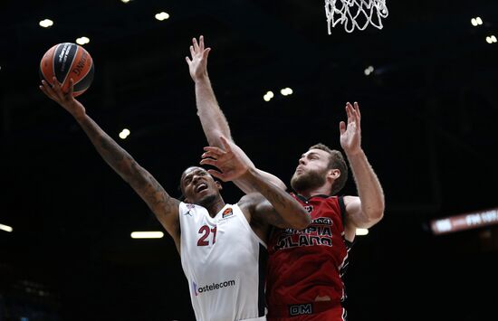 Italy Basketball Euroleague Olimpia - CSKA