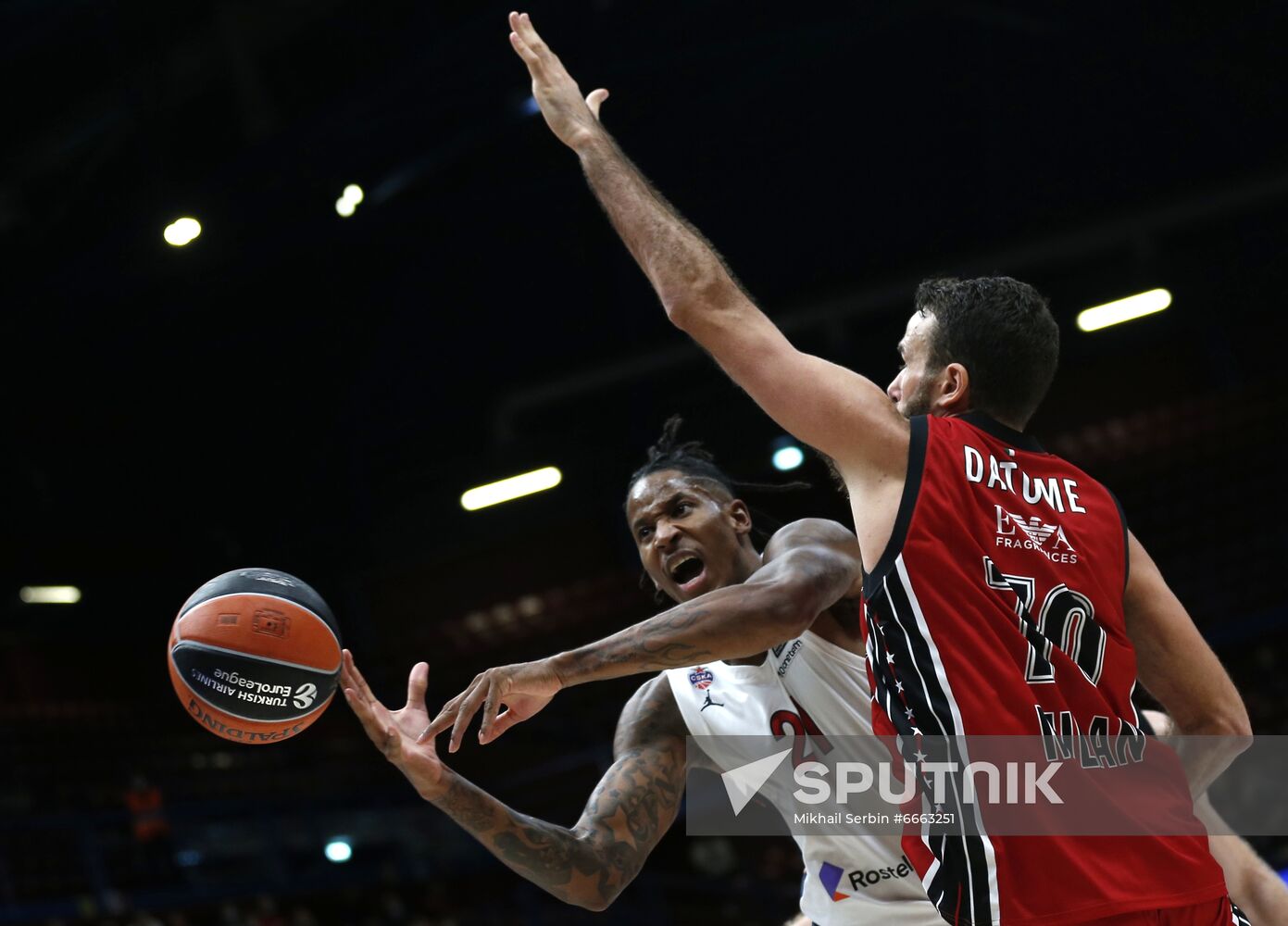 Italy Basketball Euroleague Olimpia - CSKA