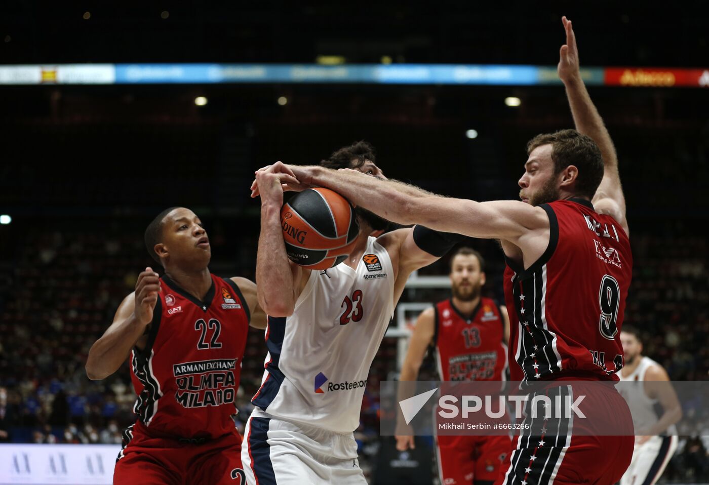 Italy Basketball Euroleague Olimpia - CSKA