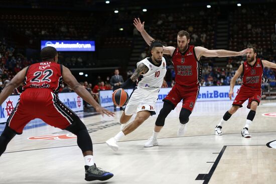 Italy Basketball Euroleague Olimpia - CSKA