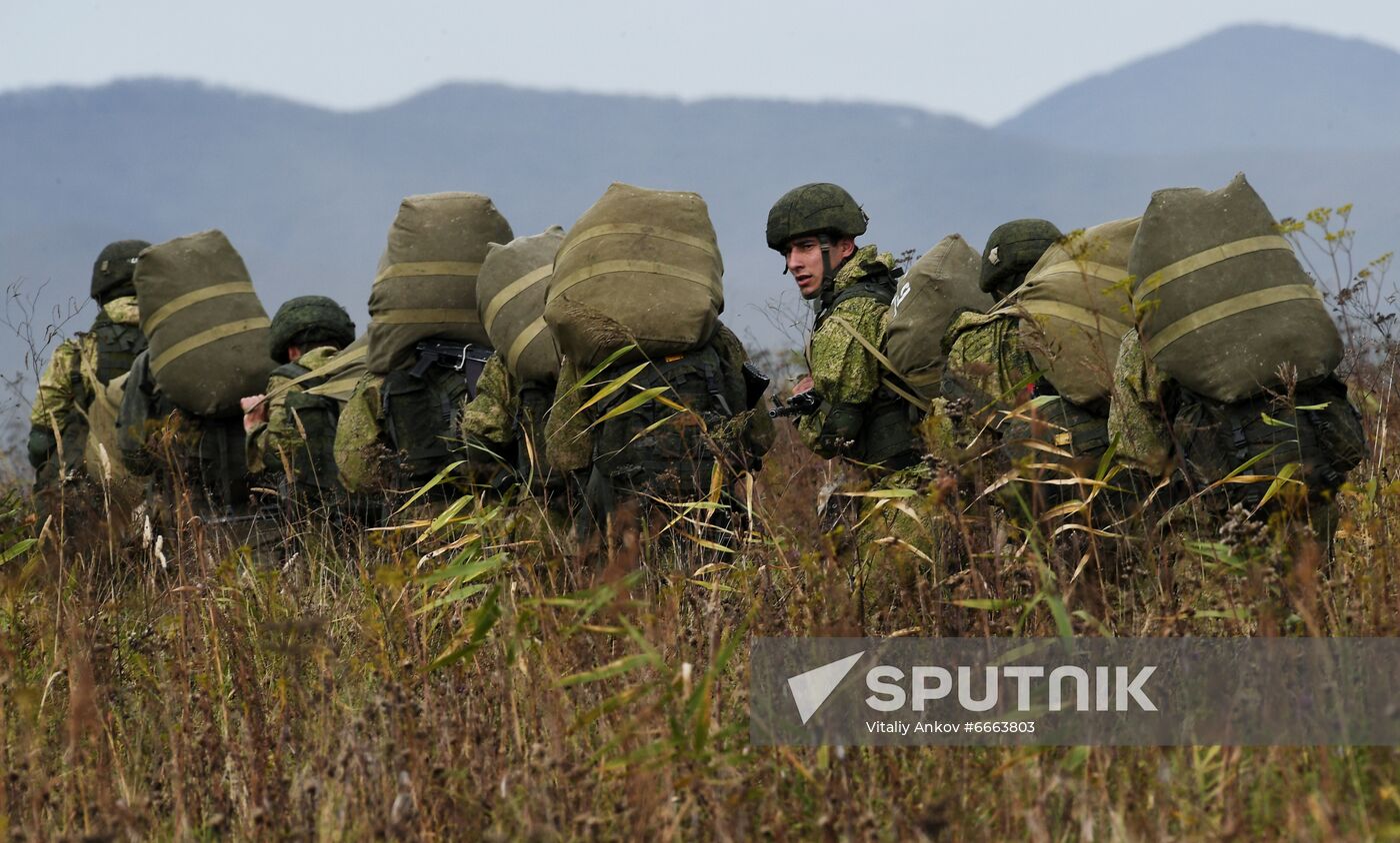 Russia Defence Marines Drills