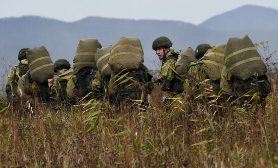 Russia Defence Marines Drills