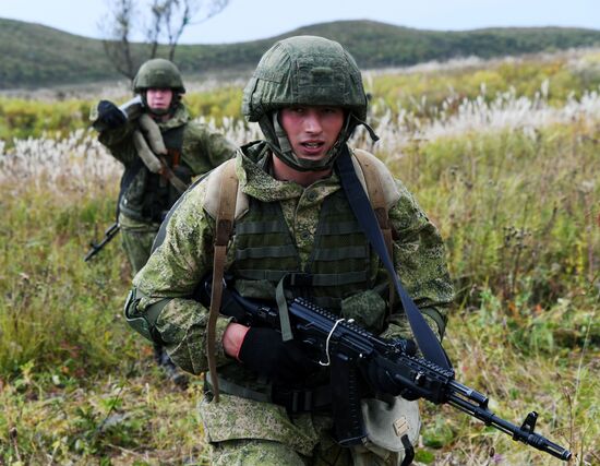 Russia Defence Marines Drills