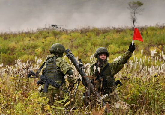 Russia Defence Marines Drills