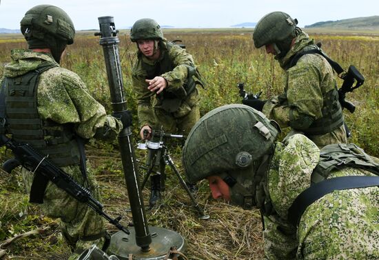 Russia Defence Marines Drills