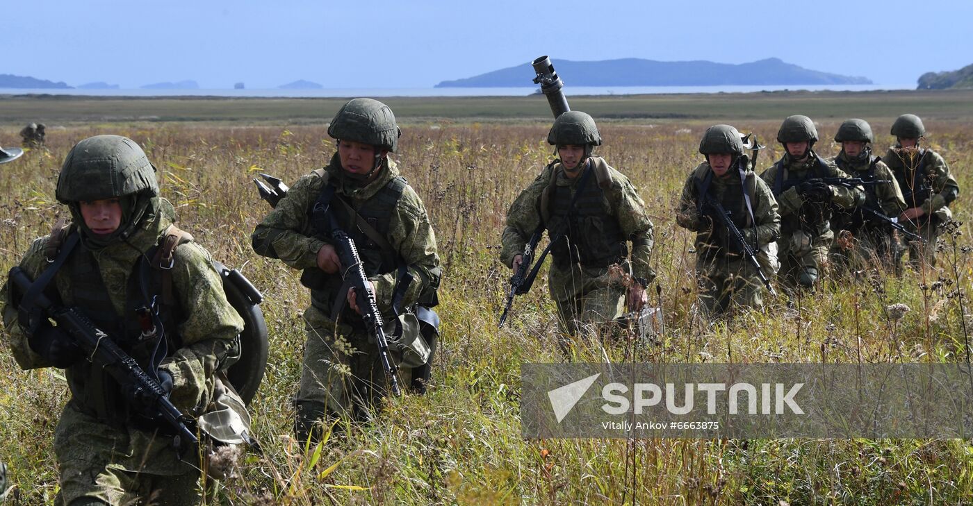 Russia Defence Marines Drills