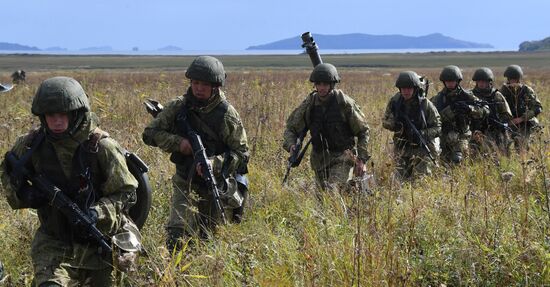 Russia Defence Marines Drills