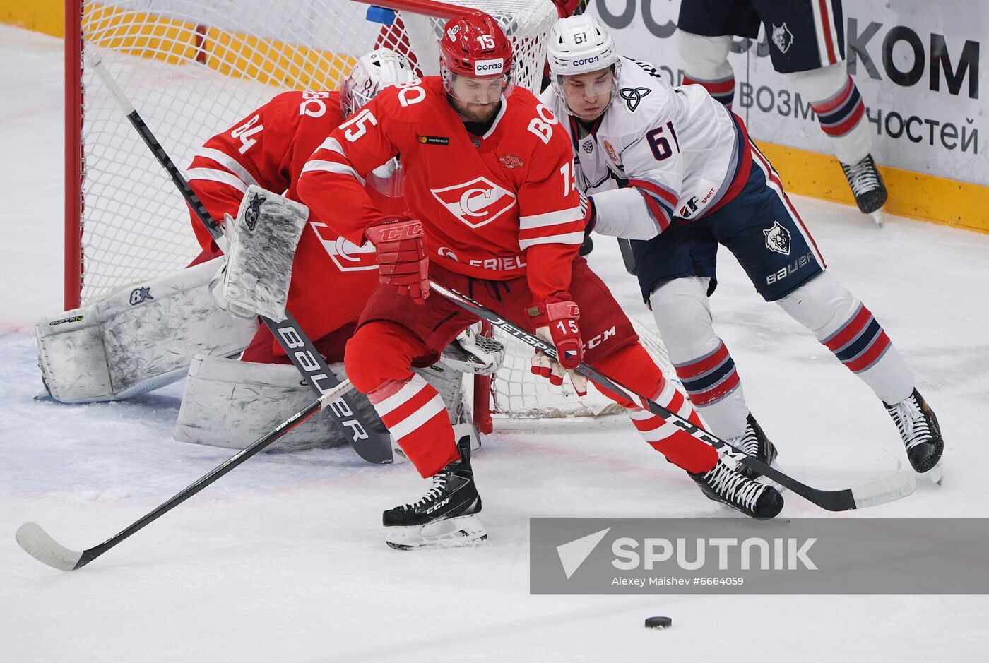 Russia Ice Hockey Kontinental League Spartak - Neftekhimik