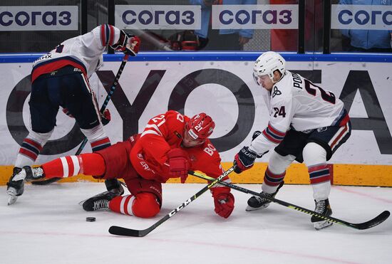Russia Ice Hockey Kontinental League Spartak - Neftekhimik