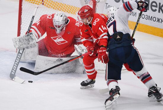 Russia Ice Hockey Kontinental League Spartak - Neftekhimik