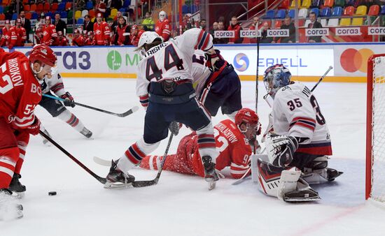 Russia Ice Hockey Kontinental League Spartak - Neftekhimik