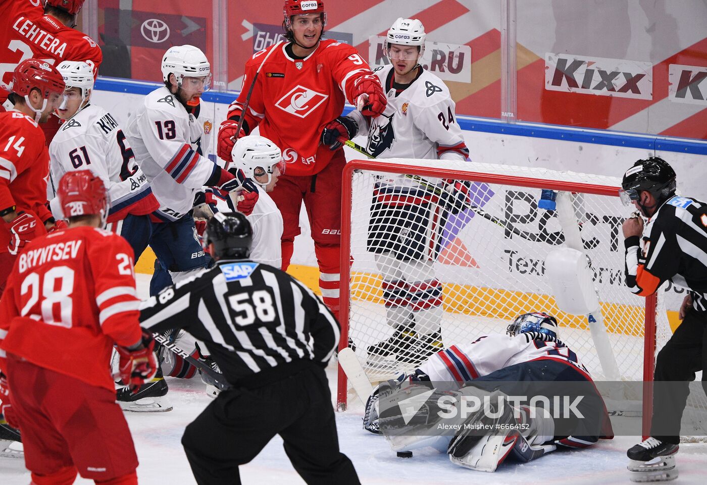 Russia Ice Hockey Kontinental League Spartak - Neftekhimik