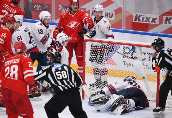 Russia Ice Hockey Kontinental League Spartak - Neftekhimik