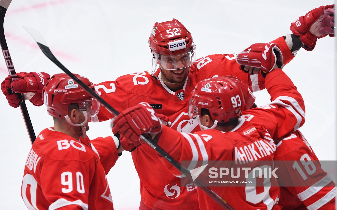 Russia Ice Hockey Kontinental League Spartak - Neftekhimik