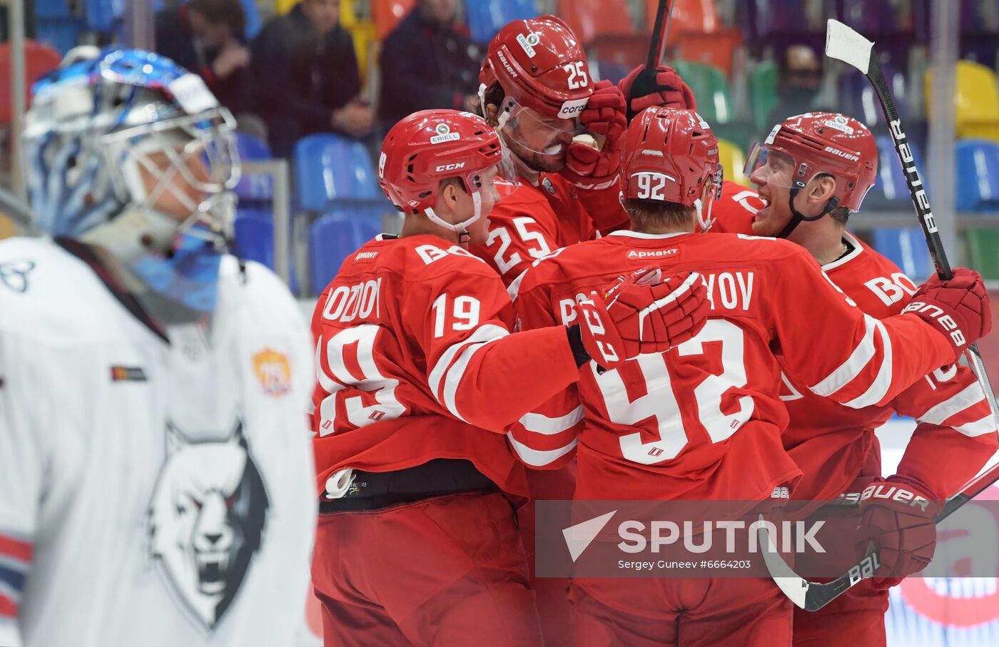 Russia Ice Hockey Kontinental League Spartak - Neftekhimik