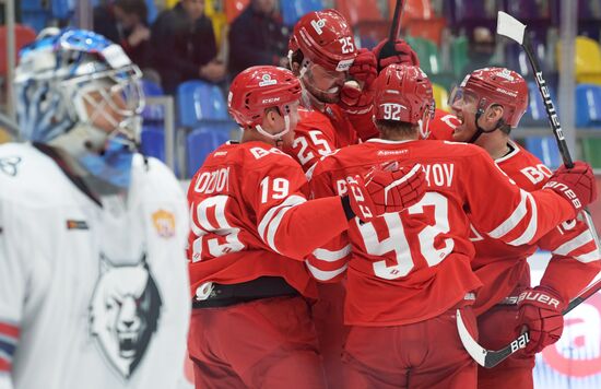 Russia Ice Hockey Kontinental League Spartak - Neftekhimik