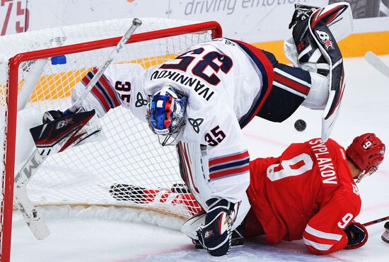 Russia Ice Hockey Kontinental League Spartak - Neftekhimik