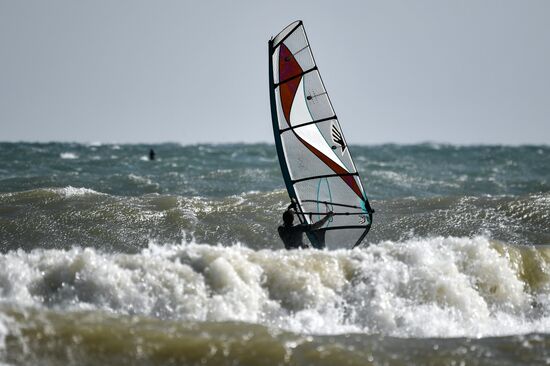 Russia Crimea Surfing