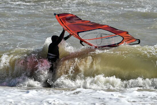 Russia Crimea Surfing