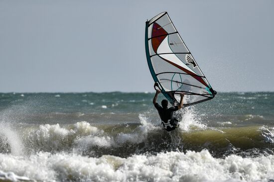 Russia Crimea Surfing