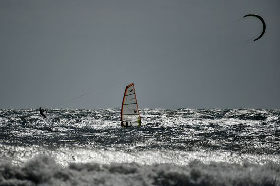 Russia Crimea Surfing