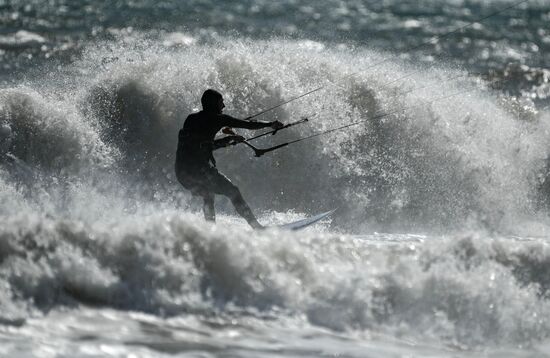 Russia Crimea Surfing
