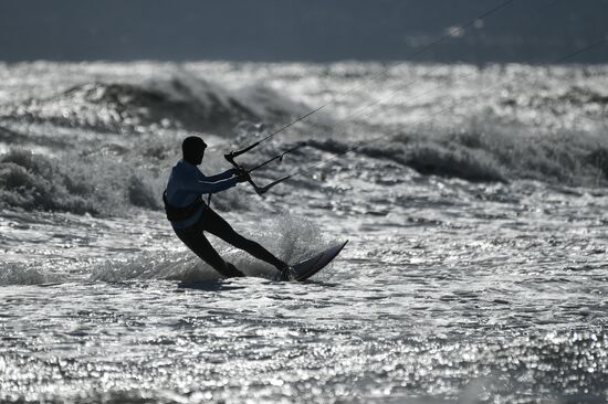 Russia Crimea Surfing