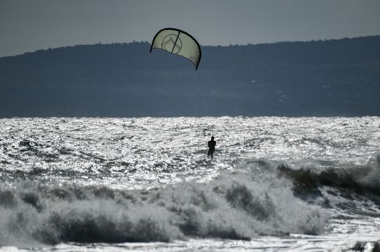 Russia Crimea Surfing
