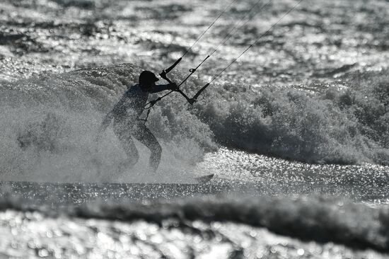Russia Crimea Surfing