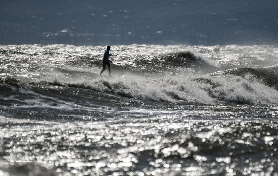 Russia Crimea Surfing