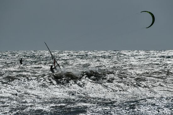 Russia Crimea Surfing