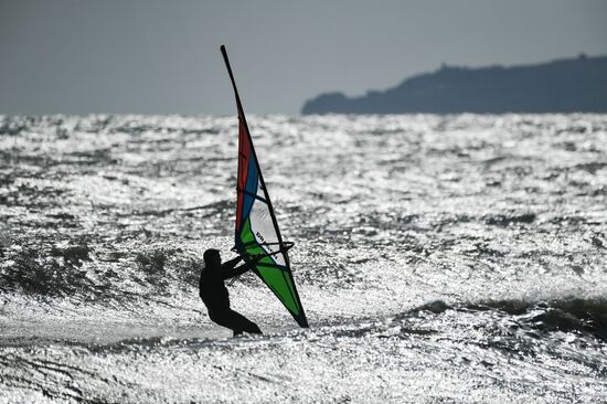 Russia Crimea Surfing