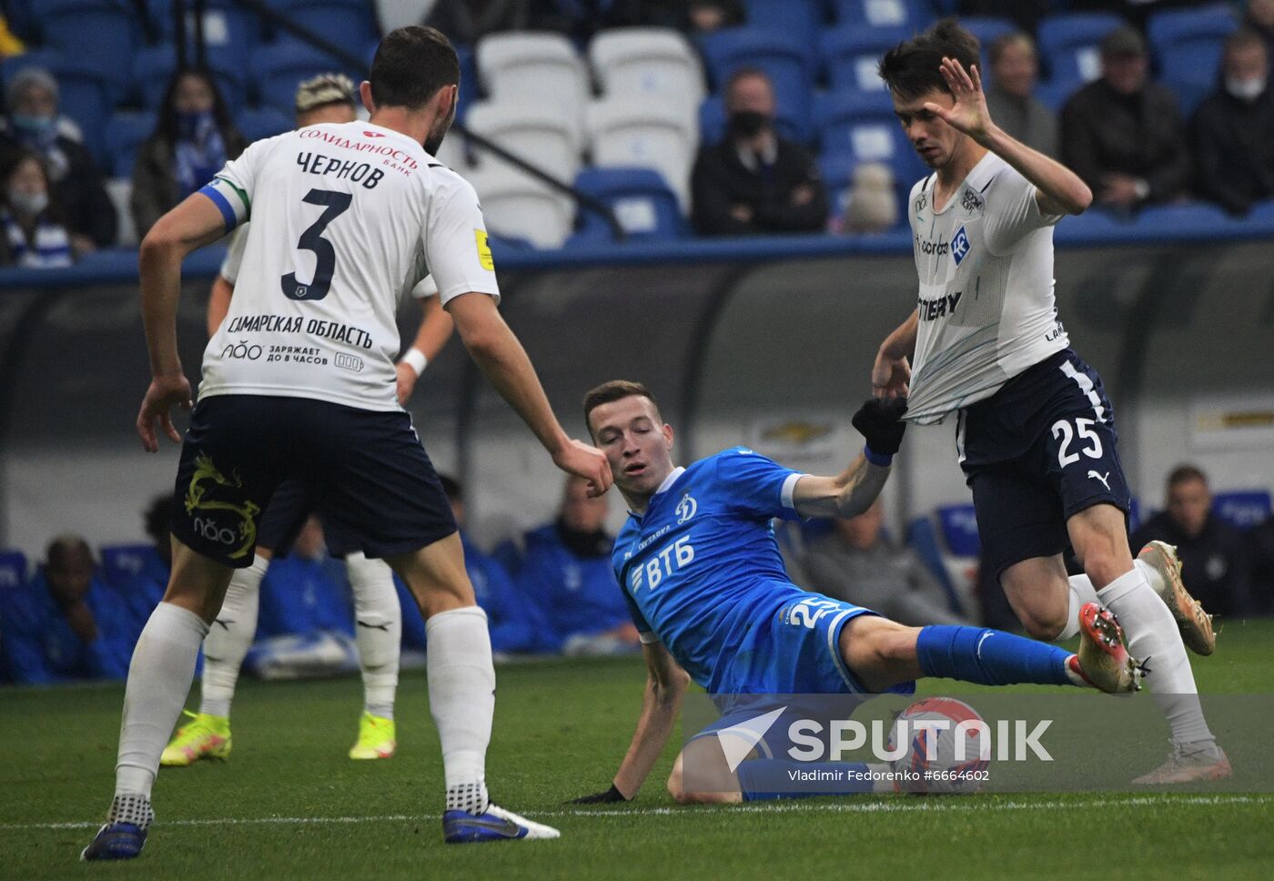 Russia Soccer Premier-League Dynamo - Krylya Sovetov