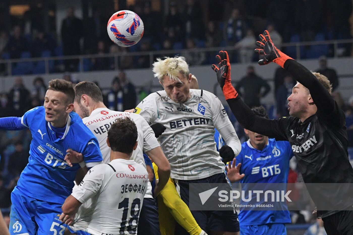 Russia Soccer Premier-League Dynamo - Krylya Sovetov