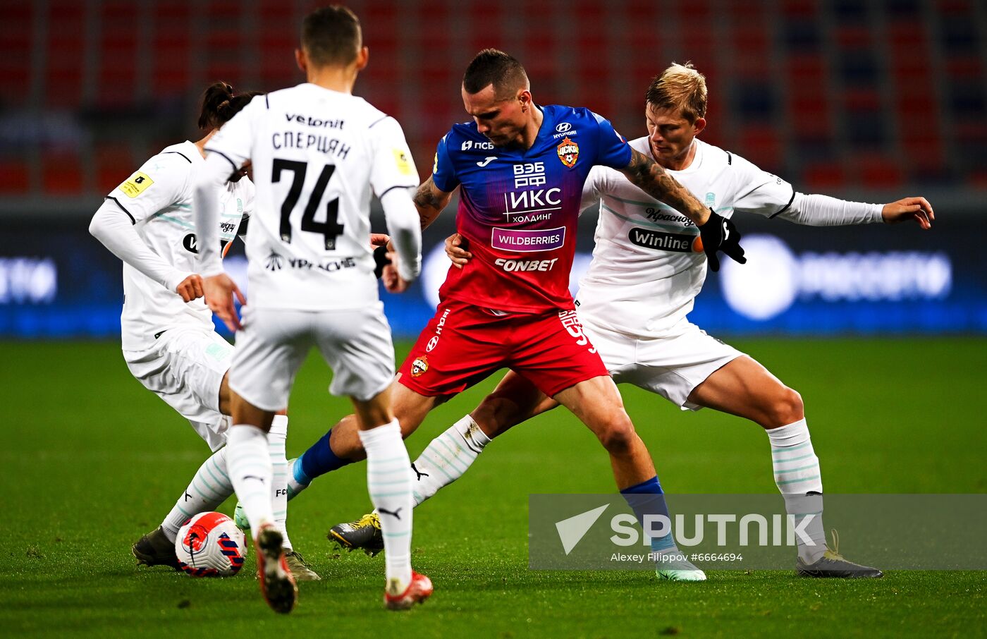 Russia Soccer Premier-League CSKA - Krasnodar