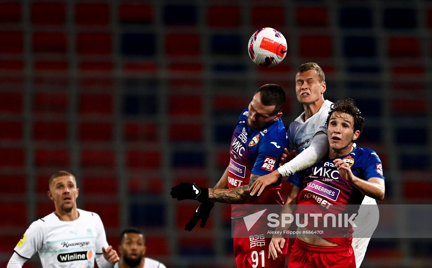 Russia Soccer Premier-League CSKA - Krasnodar