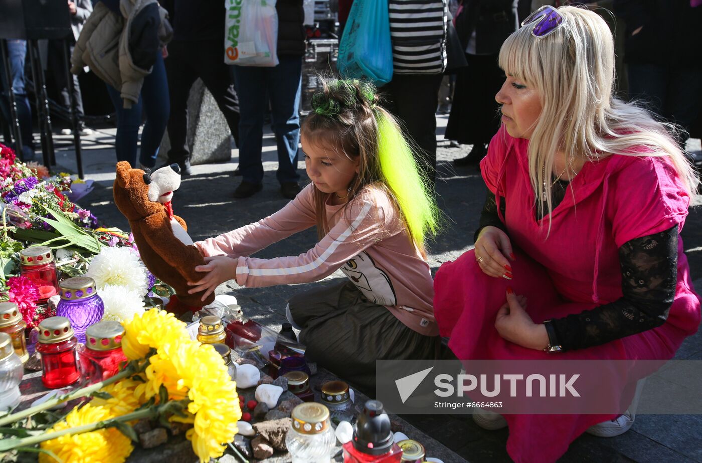 Ukraine WWII Nazi Massacre Babiy Yar Anniversary