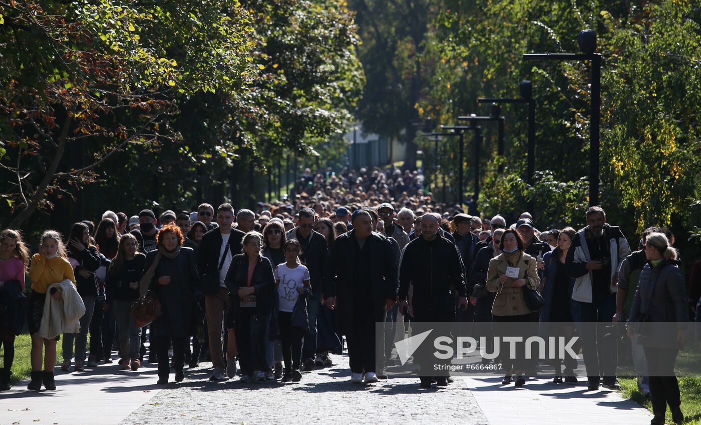 Ukraine WWII Nazi Massacre Babiy Yar Anniversary