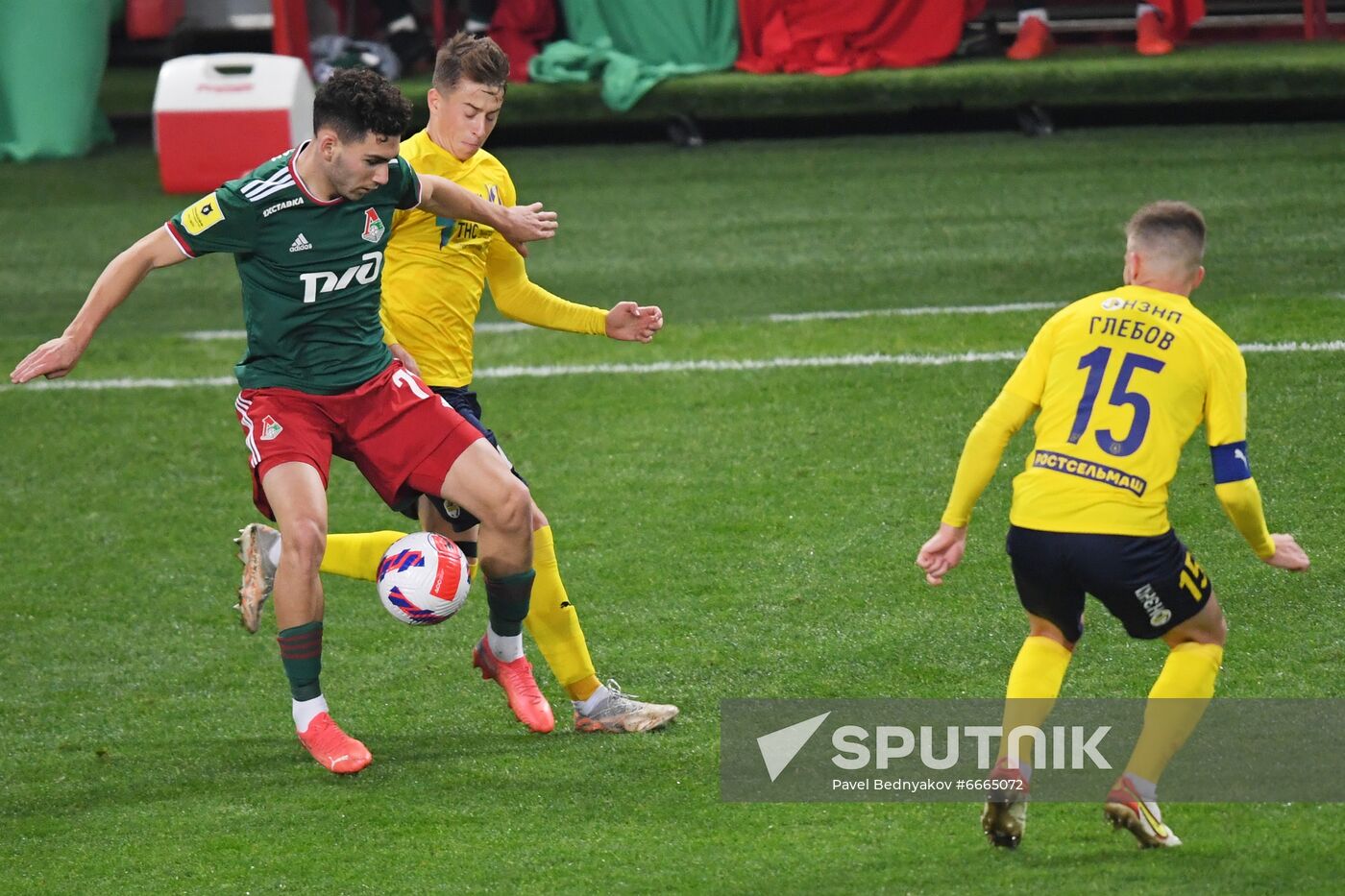 Russia Soccer Premier-League Lokomotiv - Rostov