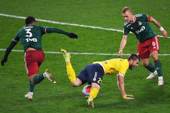 Russia Soccer Premier-League Lokomotiv - Rostov