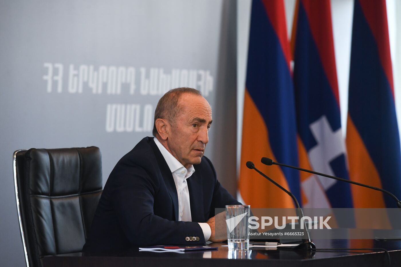 Armenia Former President News Conference