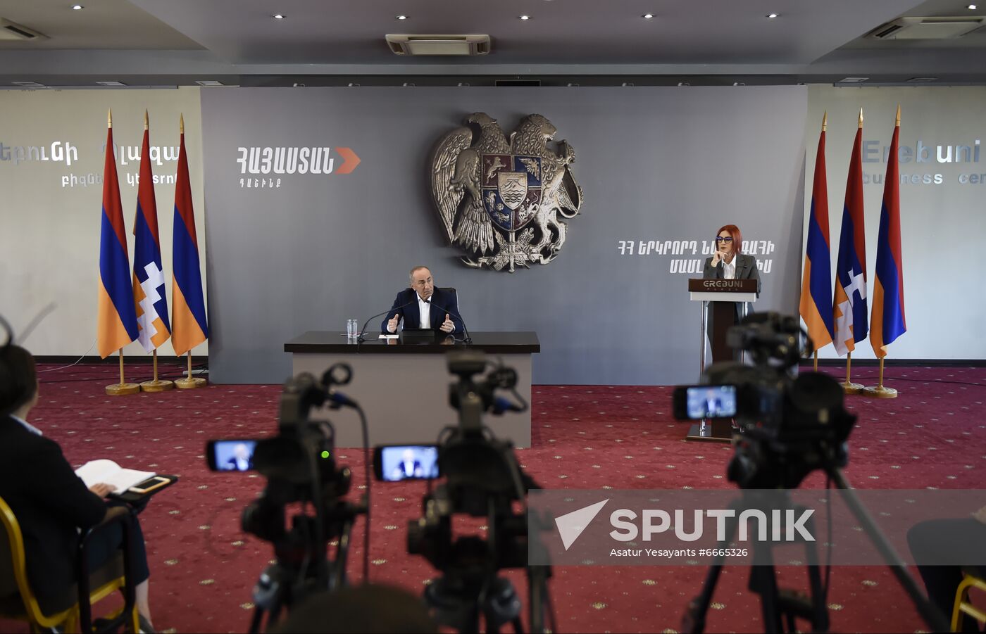 Armenia Former President News Conference