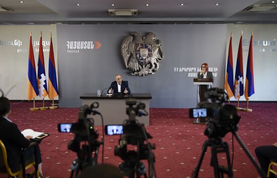 Armenia Former President News Conference
