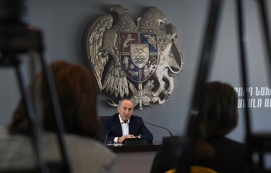 Armenia Former President News Conference