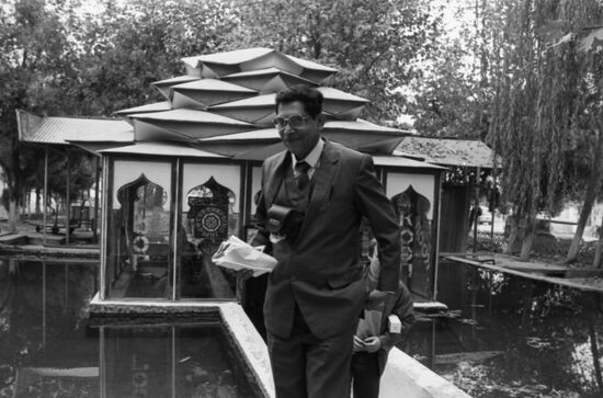 Sri Lankan playwright Dharmakirti in Dushanbe
