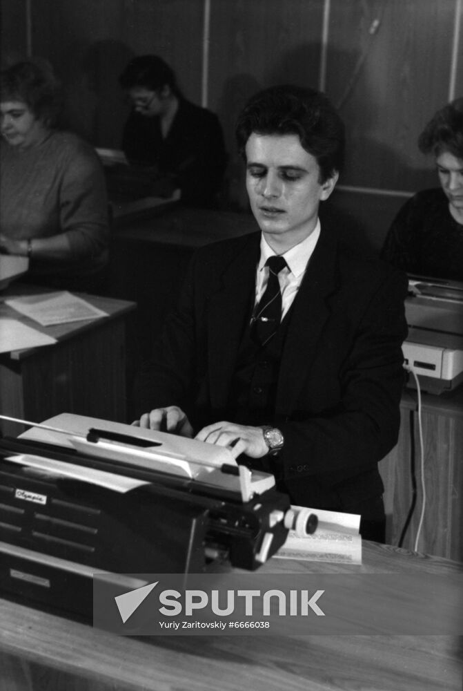 Stenographer Mikhail Shestakov